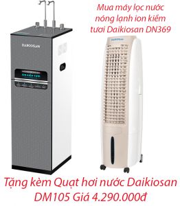 Máy lọc nước ion kiềm tươi Daikiosan nóng nguội lạnh DN369